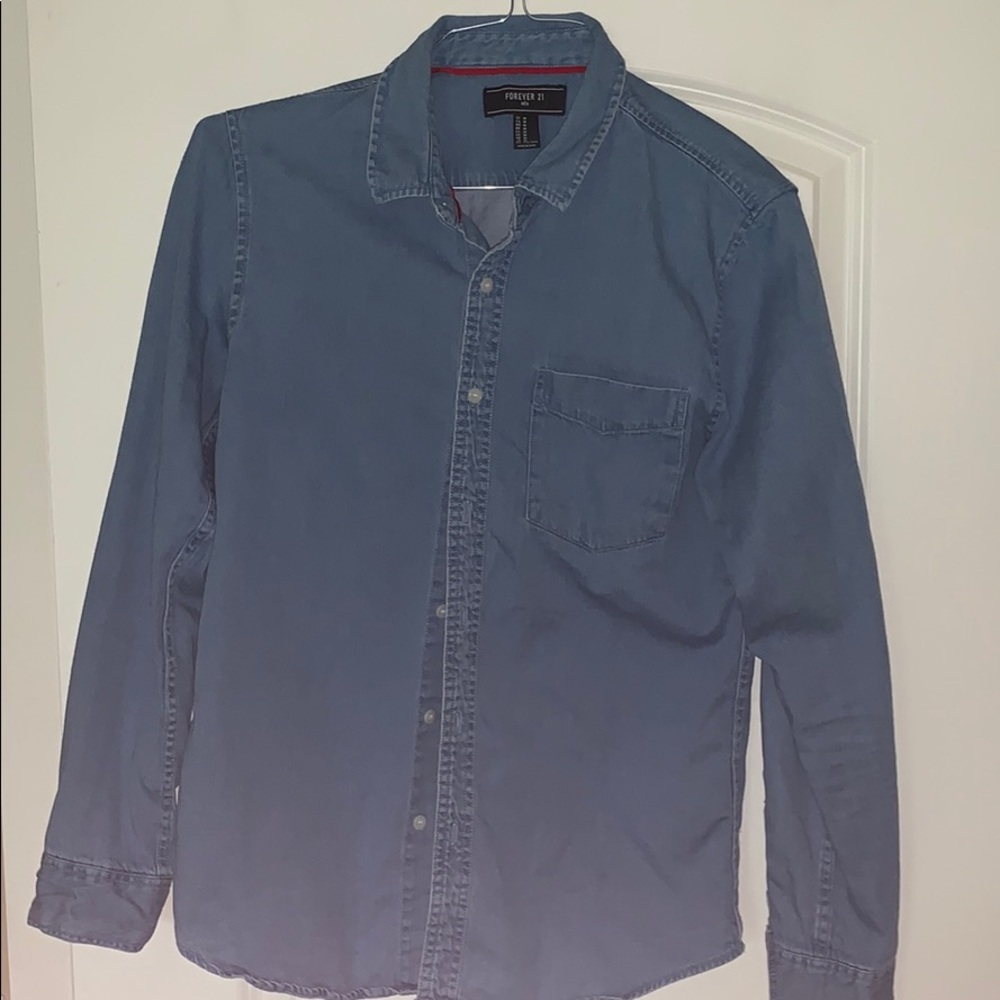 Forever 21 Men’s Denim/Jean Shirt (long sleeve)